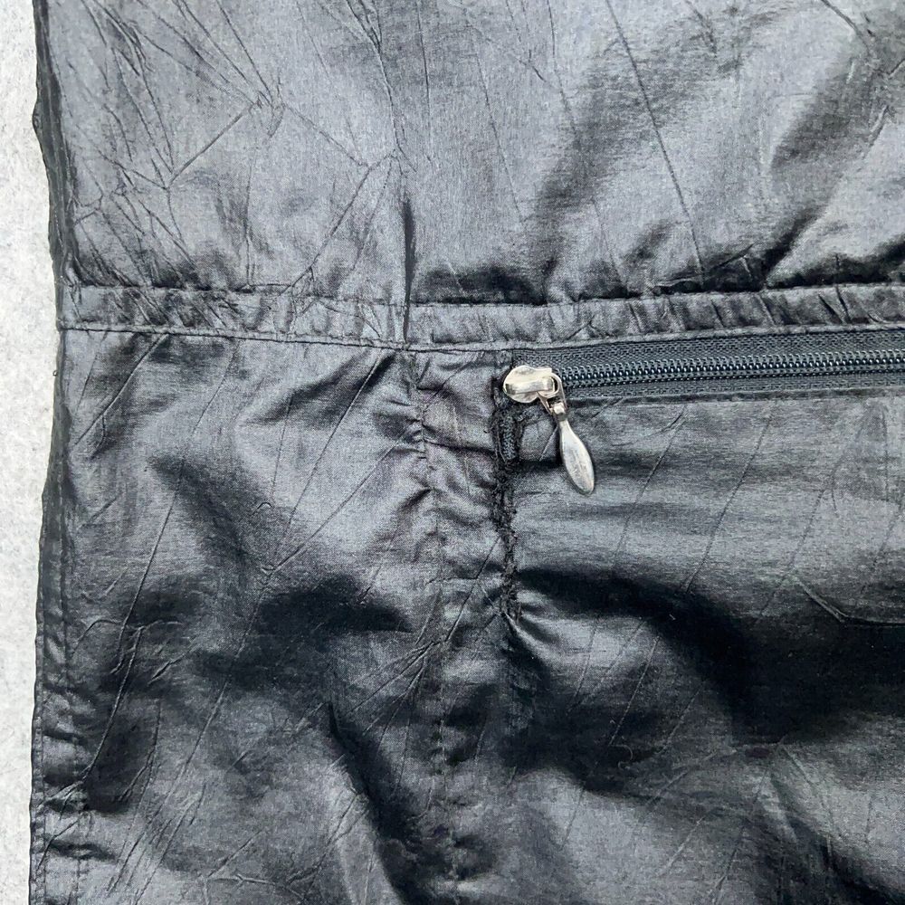 VTG Nike Elite Jacket Womens Medium Black Chore Hooded Windbreaker Running 80s - Picture 9 of 15
